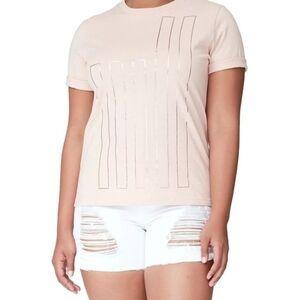 Good American Long Pink T-Shirt